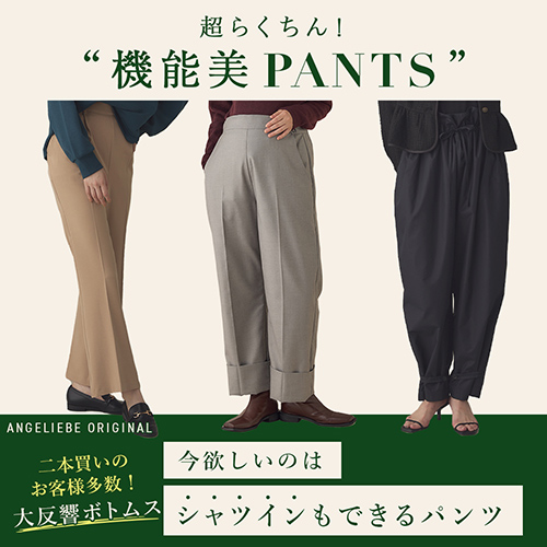 今欲しいのはシャツインもできるパンツ 機能美 PANTS