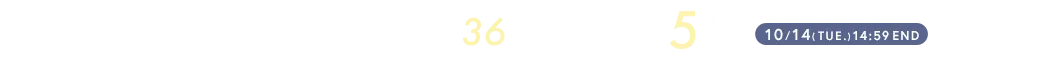 カテゴリーベストヒット36アイテム全品5%OFF