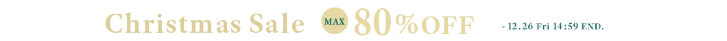 MAX80%OFFクリスマスセール