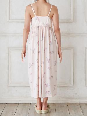 マタニティ パジャマ・ルームウェア|カップ付フラワーキャミドレス　マタニティ・授乳パジャマ・ワンマイル・ホームウェア・大きいサイズ