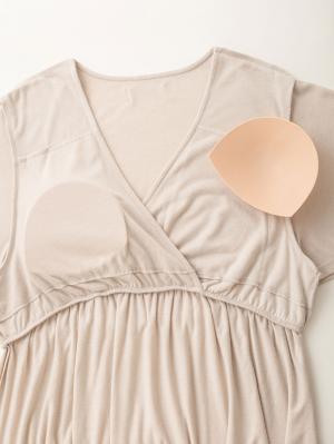 マタニティ パジャマ・ルームウェア|カップ付半袖カシュクールワンピース　マタニティ・授乳パジャマ・ワンマイル・ホームウェア・大きいサイズ