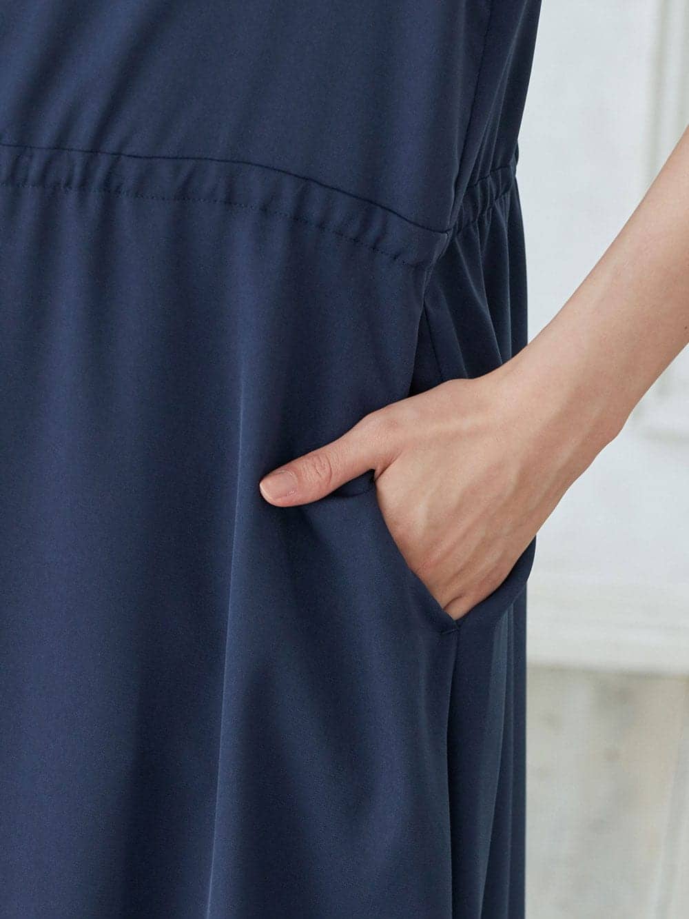 マタニティ ワンピース|半袖ギャザーシャツワンピース マタニティ・授乳服【出産後も長く使える】