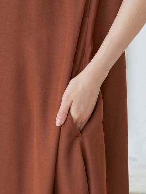 マタニティ ワンピース|フレンチスリーブ2WAYフレアワンピース　マタニティ・授乳服【出産後も長く使える】