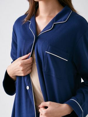 マタニティ パジャマ・ルームウェア|【親子コーデ可】【セット】スムースシャツパジャマ　マタニティ・授乳パジャマ