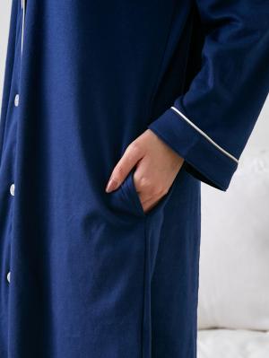 マタニティ パジャマ・ルームウェア|【親子コーデ可】【セット】スムースシャツパジャマ　マタニティ・授乳パジャマ