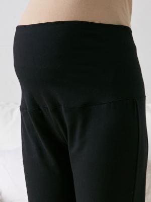 マタニティ パジャマ・ルームウェア|【セット】フラワープリントスムース切り替えワンピ＆レギンスパジャマ　マタニティ・授乳パジャマ