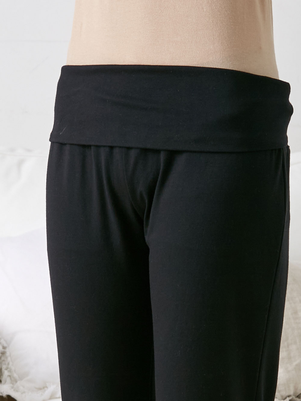 マタニティ パジャマ・ルームウェア|【セット】フラワープリントスムース切り替えワンピ＆レギンスパジャマ　マタニティ・授乳パジャマ