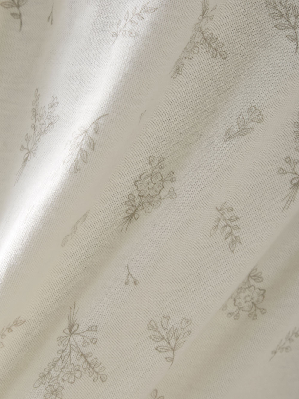 マタニティ パジャマ・ルームウェア|【セット】フラワープリントスムース切り替えワンピ＆レギンスパジャマ　マタニティ・授乳パジャマ