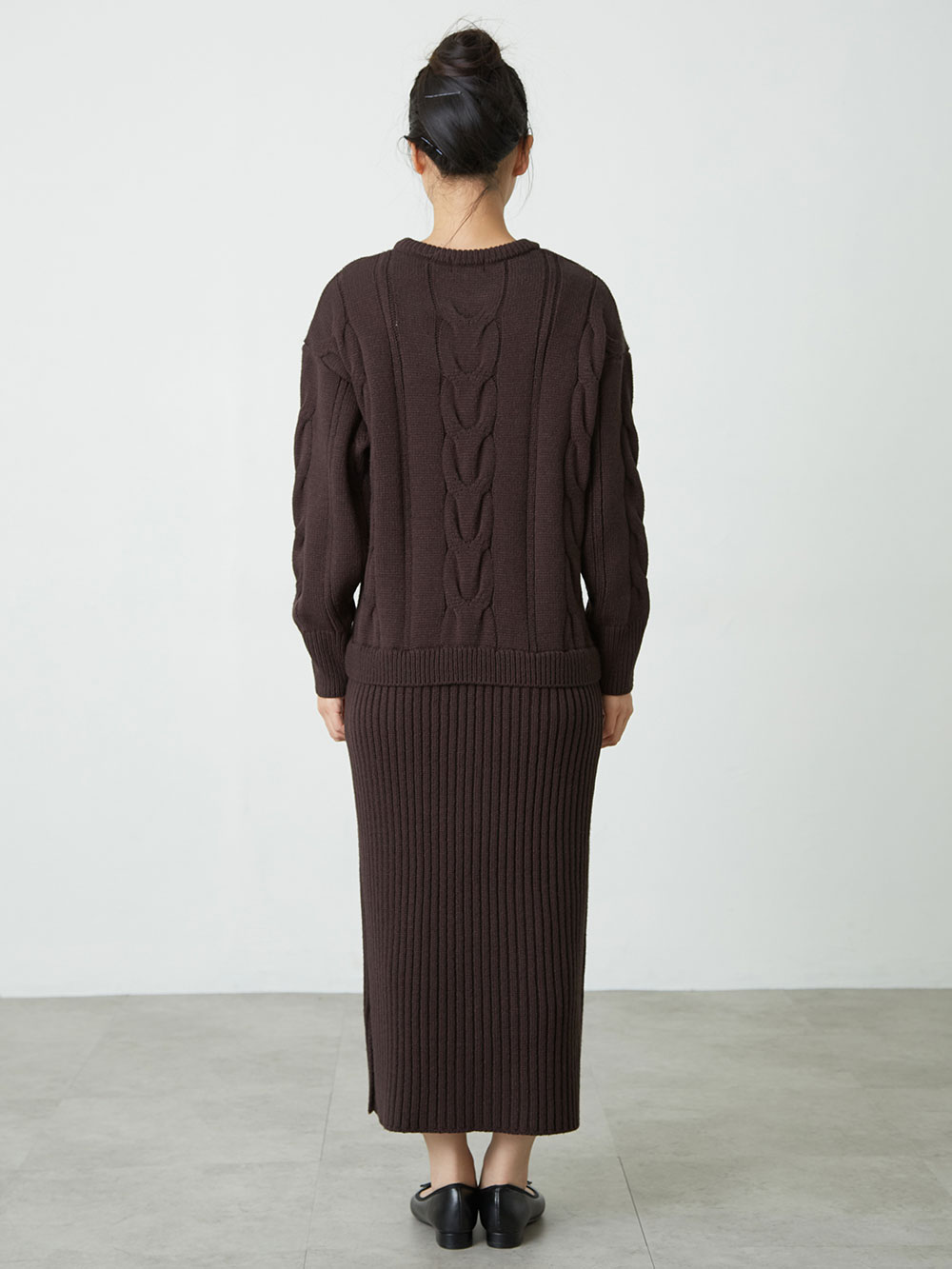 マタニティ ワンピース ケーブルニットワンピ マタニティ 授乳服 マタニティウェア 授乳服通販 エンジェリーベ 公式