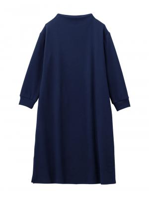 マタニティ ワンピース|Rosemadame（ローズマダム）ニットソー裏起毛ワンピース　マタニティ・授乳服【出産後も長く使える】|ネイビー