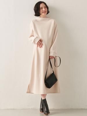 マタニティ ワンピース|Rosemadame（ローズマダム）ニットソー裏起毛ワンピース　マタニティ・授乳服【出産後も長く使える】