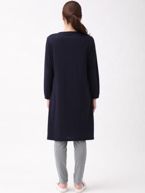 マタニティ パジャマ・ルームウェア|【セット】接結ガーゼニットパジャマ　マタニティ・授乳パジャマ