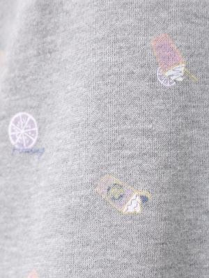 マタニティ パジャマ・ルームウェア|ガーゼ裏毛ジュースプリントネグリジェ　マタニティ・授乳パジャマ