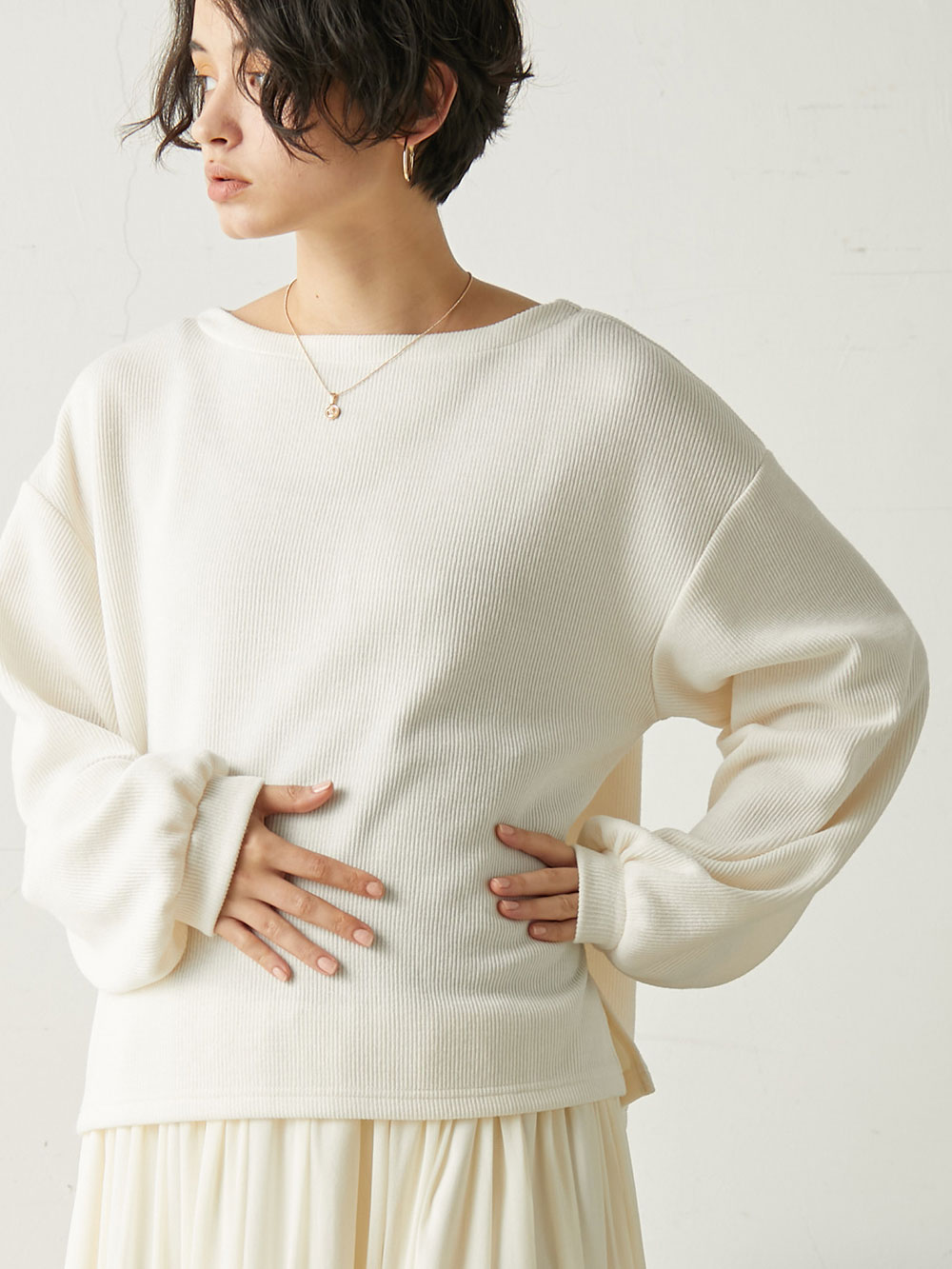 マタニティ ワンピース|【セット】サテンツイルキャミ ワンピース＆ニットソープルオーバー　マタニティ・授乳服【出産後も長く使える】