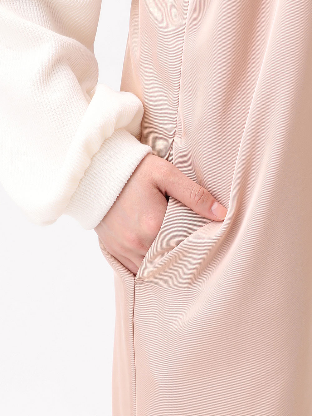 セット】サテンツイルキャミ ワンピース＆ニットソープルオーバー マタニティ・授乳服【出産後も長く使える】 マタニティ  ワンピース(品番：10040) ｜マタニティウェア・授乳服通販｜ エンジェリーベ 公式