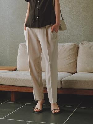 マタニティ パンツ|センタープレスパンツ　マタニティ・産後【出産後も長く使える】|ライトベージュ