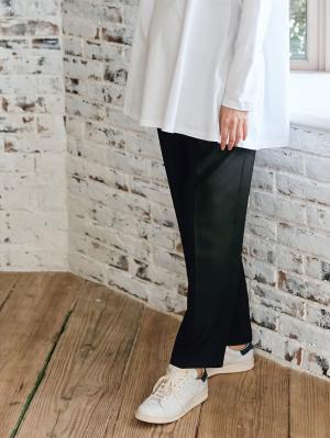 マタニティ パンツ|センタープレスパンツ　マタニティ・産後【出産後も長く使える】|ブラック