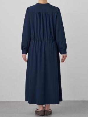 マタニティ ワンピース|ギャザーシャツ ワンピース　マタニティ・授乳服【出産後も長く使える】