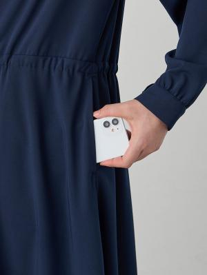 マタニティ ワンピース|ギャザーシャツ ワンピース　マタニティ・授乳服【出産後も長く使える】