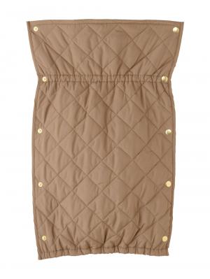 マタニティ アウター（コート）・ママコート|ダッカー付キルティング ショートコート　マタニティ・産後|ベージュ