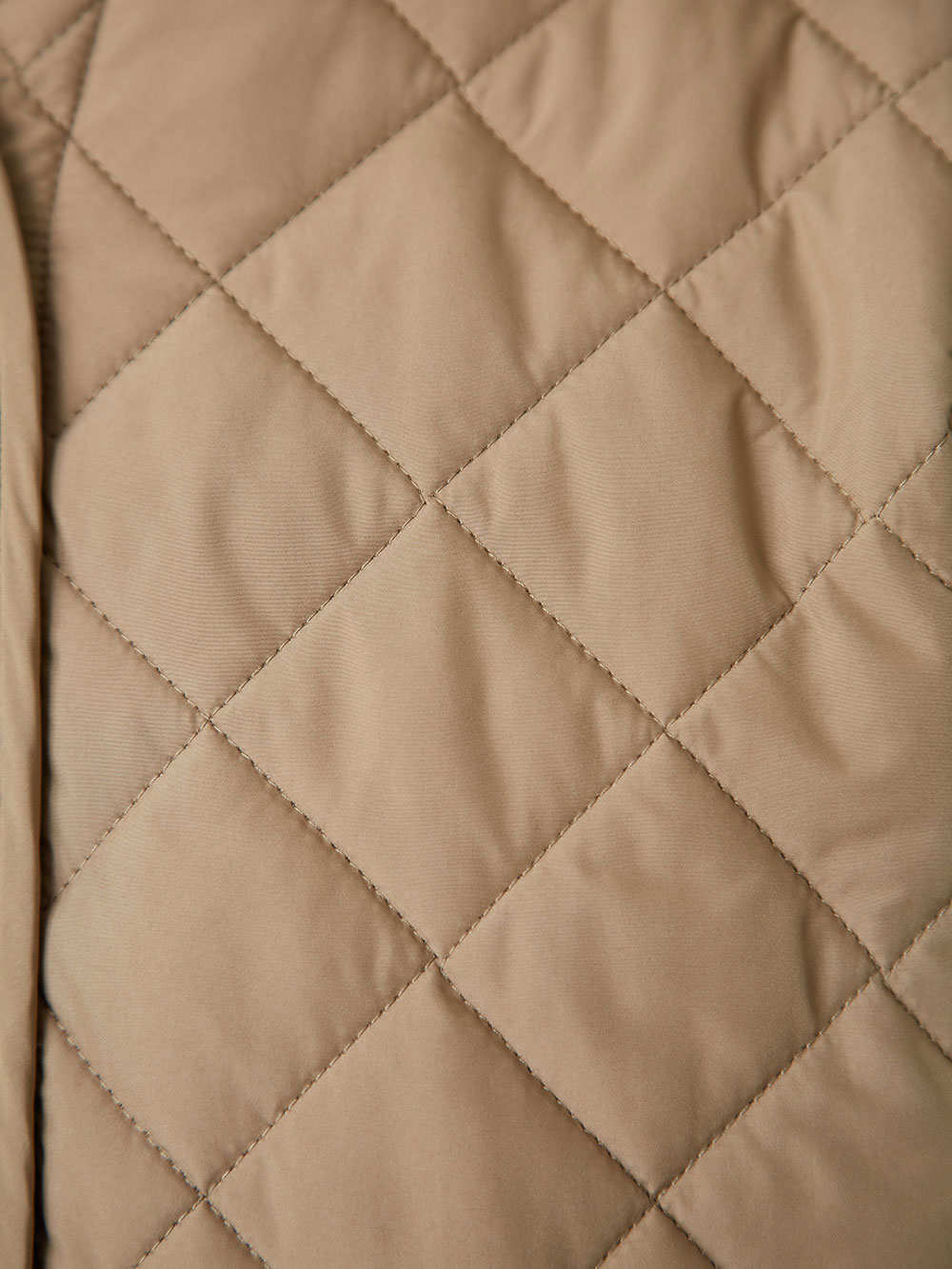 マタニティ アウター（コート）・ママコート|ダッカー付キルティング ショートコート　マタニティ・産後