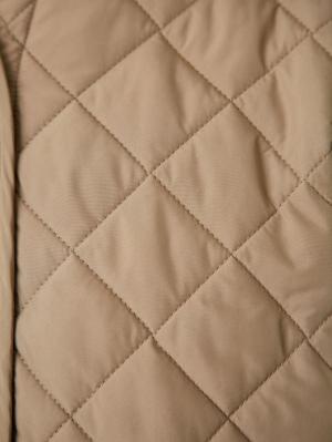 マタニティ アウター（コート）・ママコート|ダッカー付キルティング ショートコート　マタニティ・産後