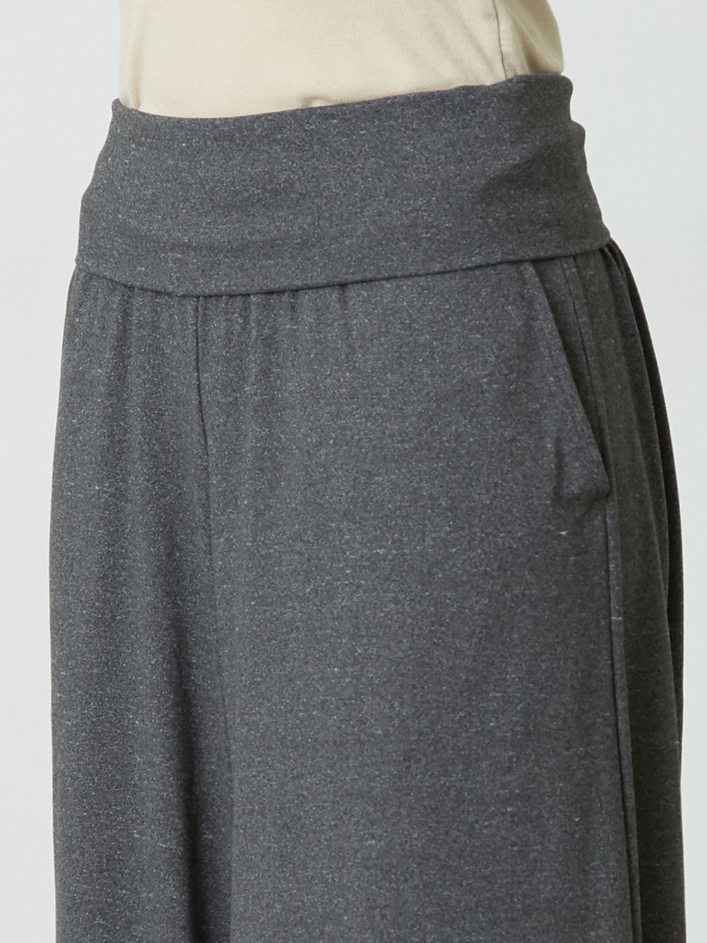 マタニティ パンツ|fairy（フェアリー）両面ピーチ起毛らくちんワイドパンツ　マタニティ・産後【出産後も長く使える】