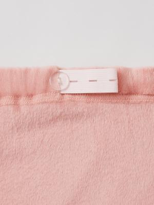 マタニティ パジャマ・ルームウェア|fairy（フェアリー）【セット】長袖ストレッチベロアラウンドカラーパジャマ　マタニティ・授乳パジャマ