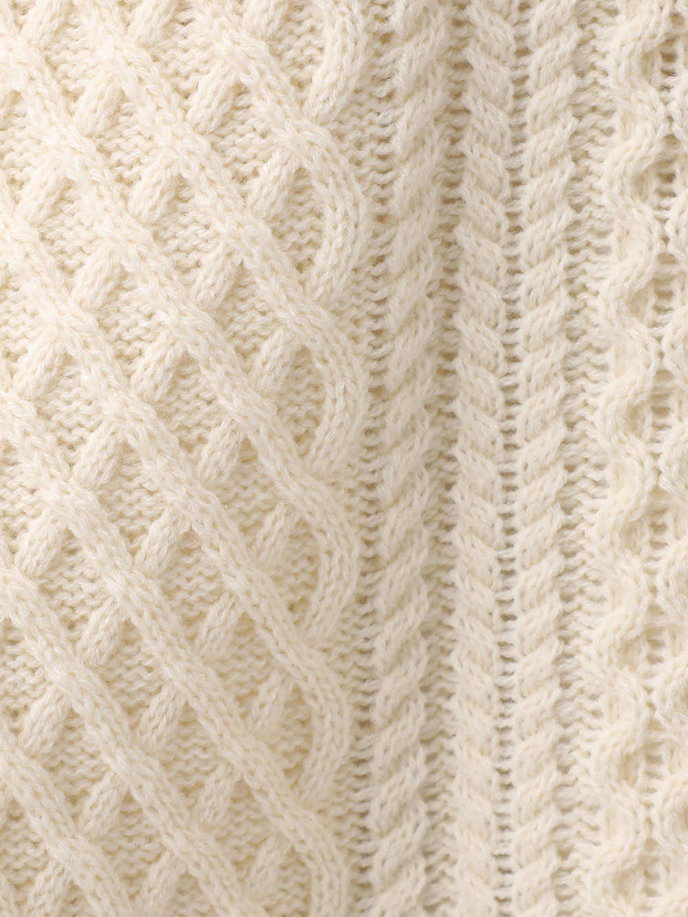 マタニティ トップス|授乳も便利なケーブルニットベスト　マタニティ・授乳服【出産後も長く使える】