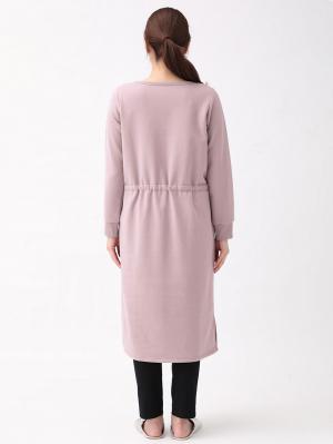 マタニティ パジャマ・ルームウェア|【セット】ミニ裏毛裏起毛切替ワンピ&産後も使えるレギンスパジャマ　マタニティ・授乳パジャマ