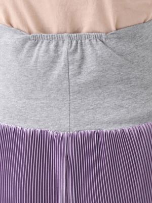 マタニティ スカート|フリーカットできるサテンプリーツタイトスカート　マタニティ・産後【出産後も長く使える】