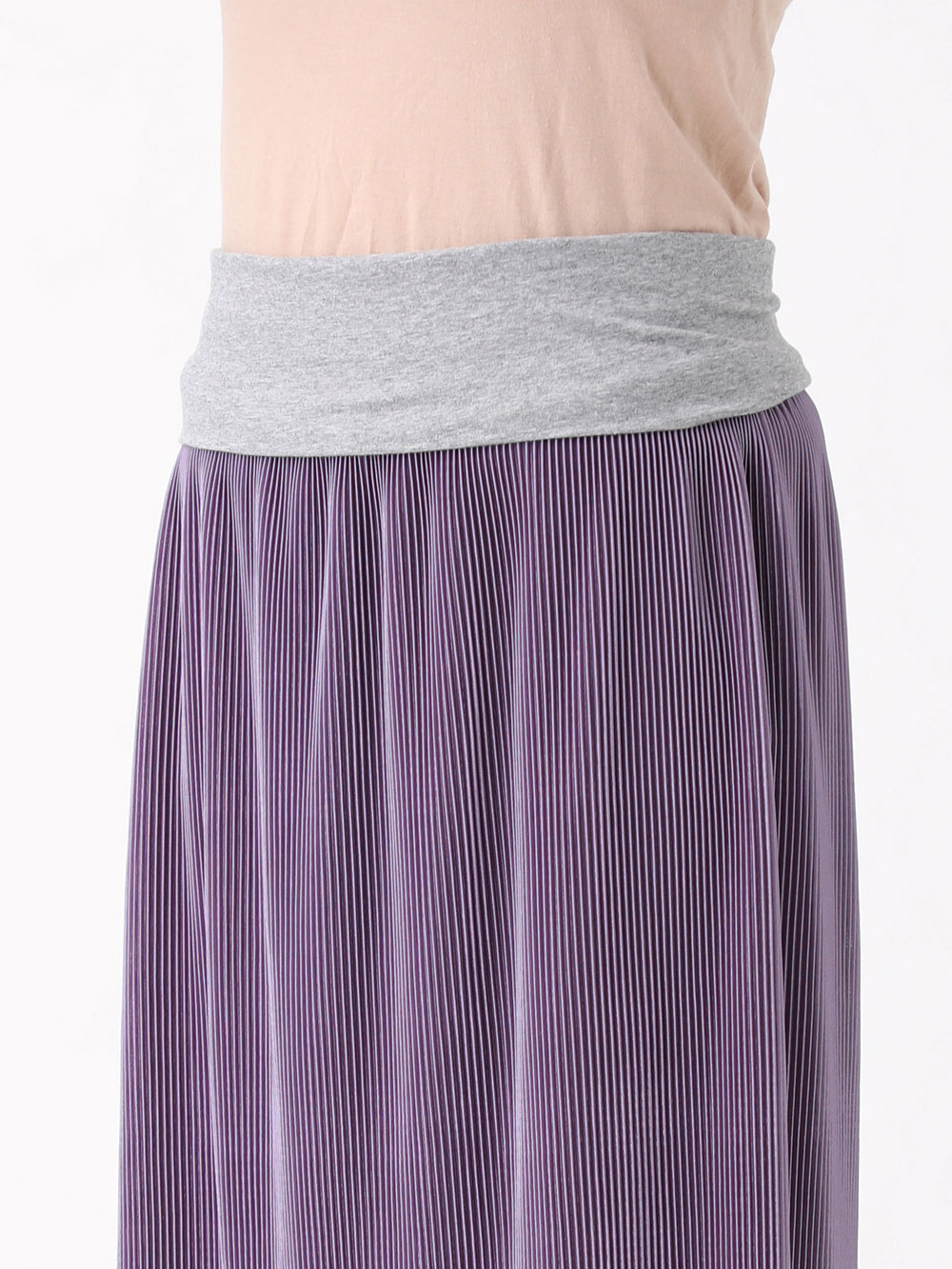 マタニティ スカート|フリーカットできるサテンプリーツタイトスカート　マタニティ・産後【出産後も長く使える】