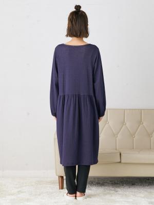 マタニティ パジャマ・ルームウェア|接結ガーゼ前開きワンピース×産後も使えるレギンスパジャマ　マタニティ・授乳パジャマ