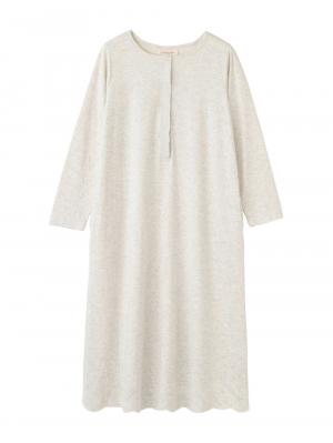 接結ガーゼAラインワンピースネグリジェ　マタニティ・授乳パジャマ 10082