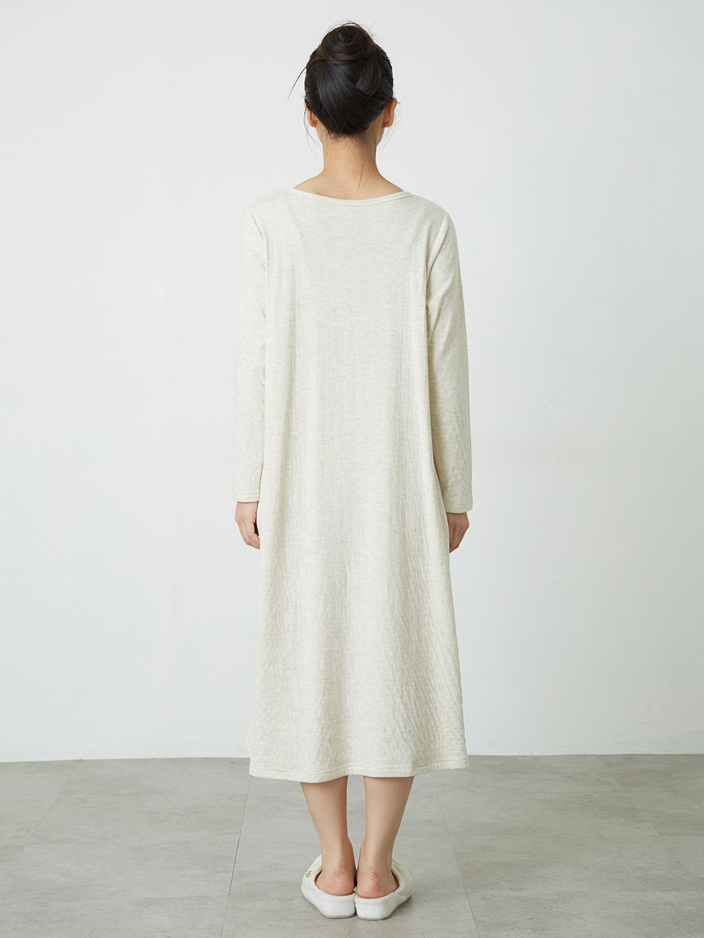 マタニティ パジャマ・ルームウェア|接結ガーゼAラインワンピースネグリジェ　マタニティ・授乳パジャマ