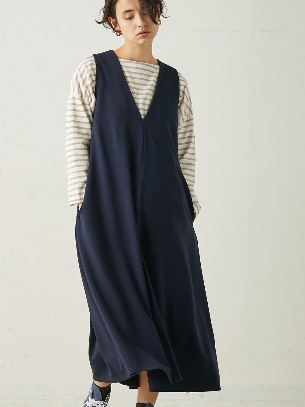 マタニティ ワンピース Vネックポンチフレアーワンピース マタニティ 授乳服 マタニティウェア 授乳服通販 エンジェリーベ 公式 マタニティ ワンピース Vネックポンチフレアーワンピース マタニティ 授乳服 マタニティウェア 授乳服通販 エンジェリーベ 公式