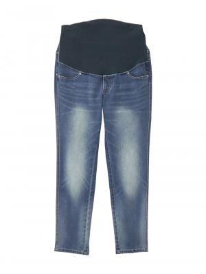 マタニティ パンツ|P・パンツスリムテーパードデニム　マタニティ|ブルー