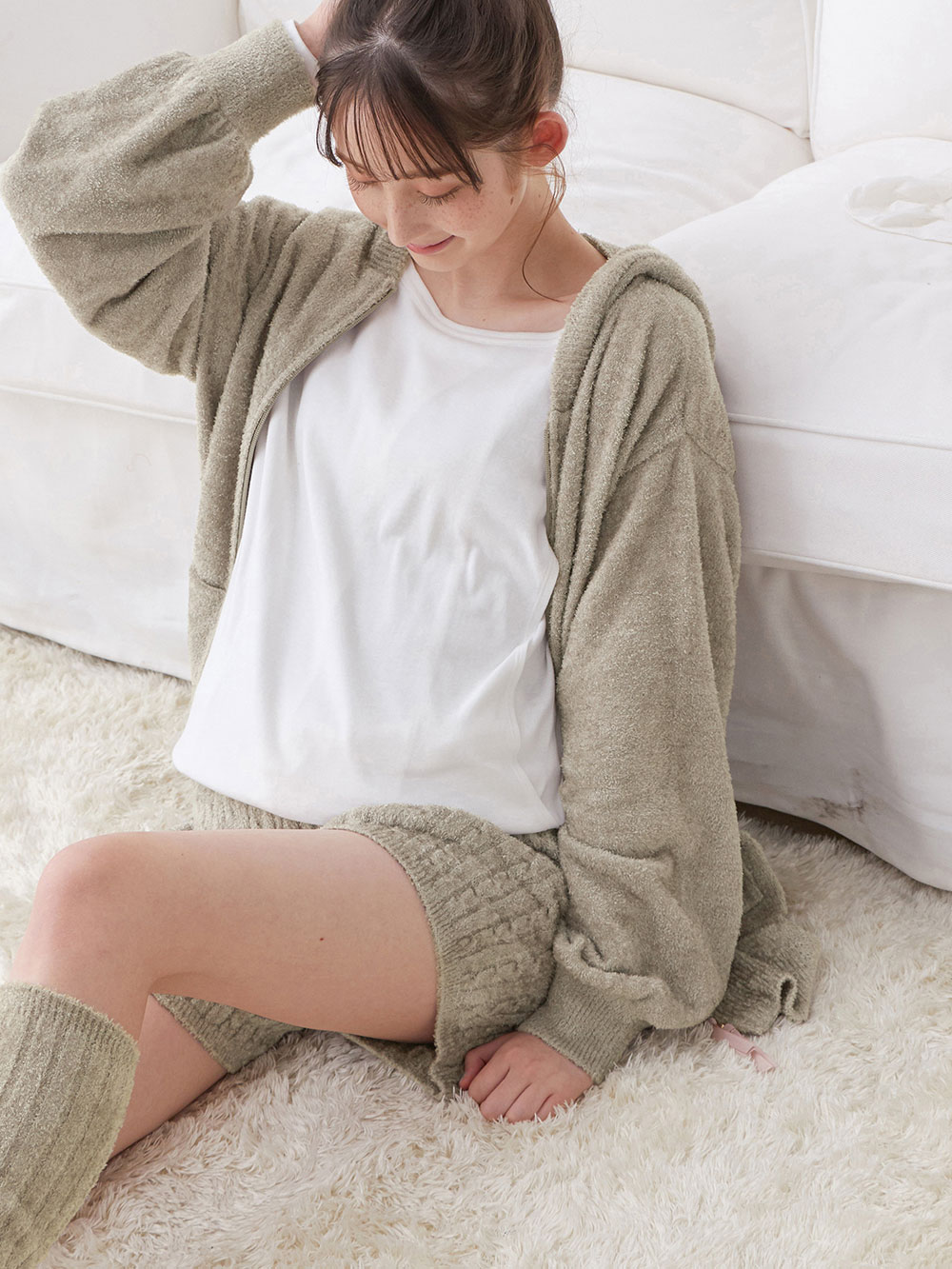 袖なしスリーパー 男の子 50×70 ダブルジッパー 美品
