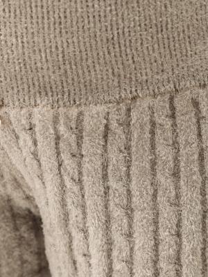 マタニティ パンツ|【セット】ふんわりフェザーニットショートパンツ＆レッグウォーマー　マタニティ・産後