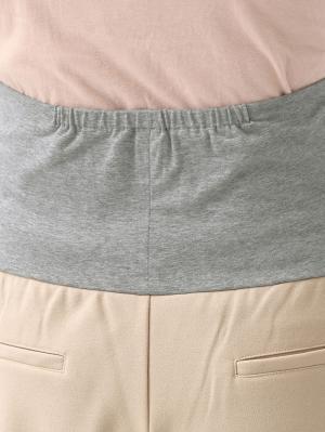 マタニティ パンツ|裏起毛ストレッチジョーゼットストレートパンツ　マタニティ・産後【出産後も長く使える】