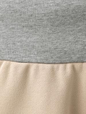 マタニティ パンツ|裏起毛ストレッチジョーゼットストレートパンツ　マタニティ・産後【出産後も長く使える】