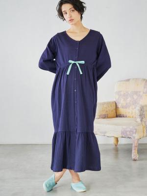 接結ガーゼティアードリラックスネグリジェ10111