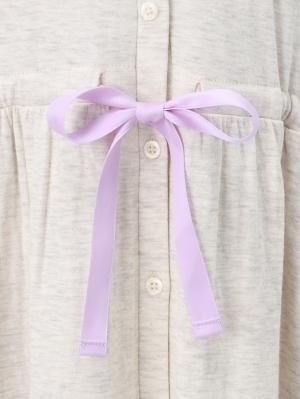 マタニティ パジャマ・ルームウェア|接結ガーゼティアードリラックスネグリジェ