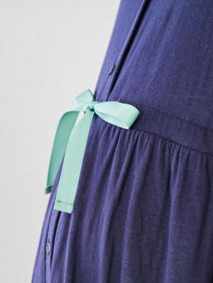 マタニティ パジャマ・ルームウェア|接結ガーゼティアードリラックスネグリジェ