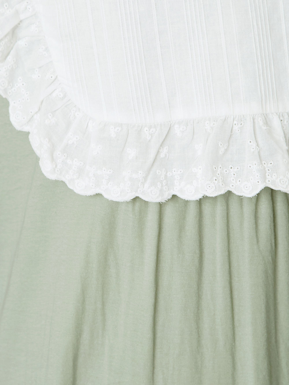 マタニティ パジャマ・ルームウェア|【親子コーデ可】接結ガーゼ袖ボリュームネグリジェ×授乳に便利ケープセットパジャマ　マタニティ・授乳パジャマ