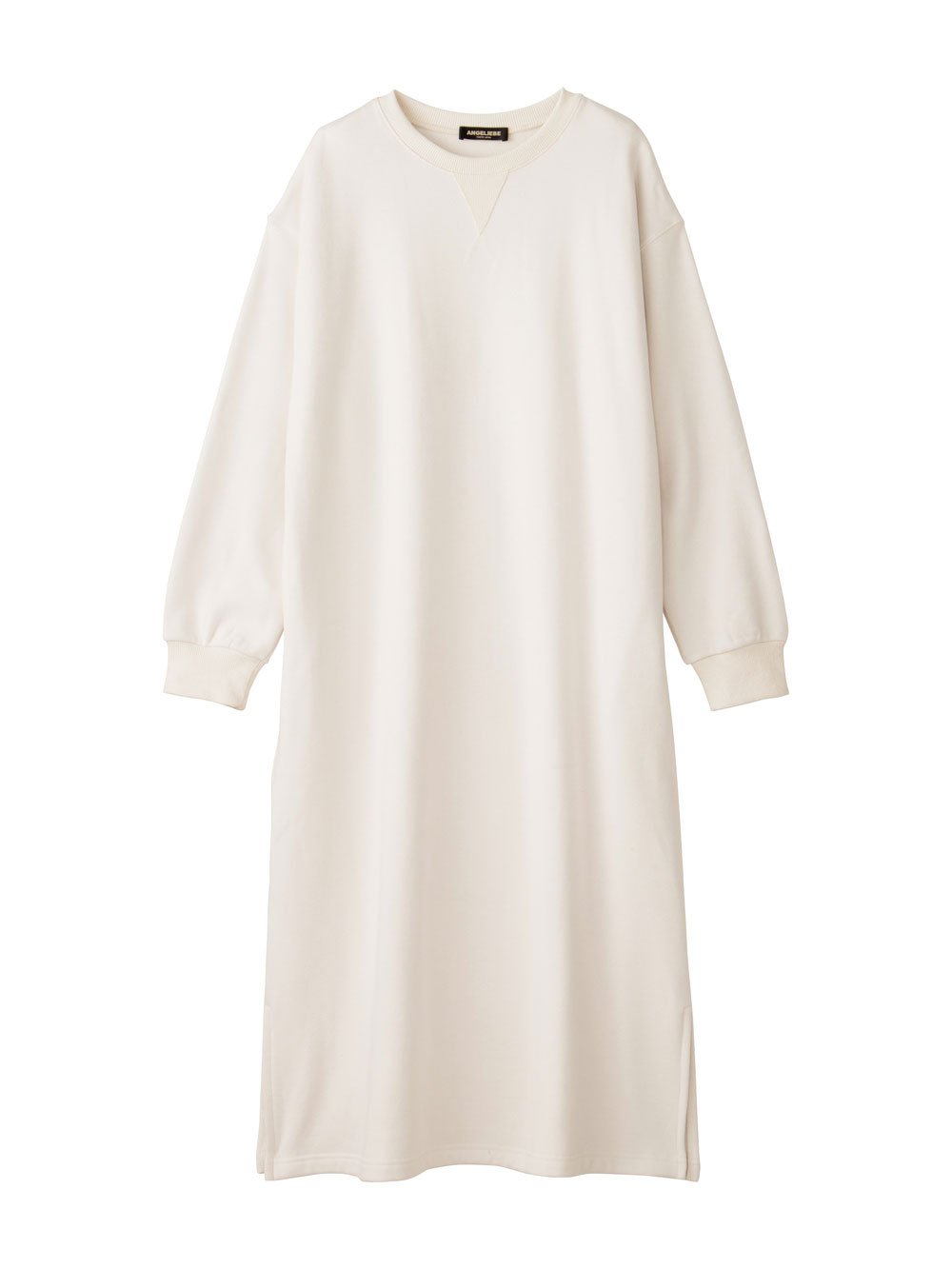 マタニティ ワンピース|【極暖】裏シャギーあったかワイドマキシワンピース　マタニティ・授乳服【出産後も長く使える】|アイスベージュ