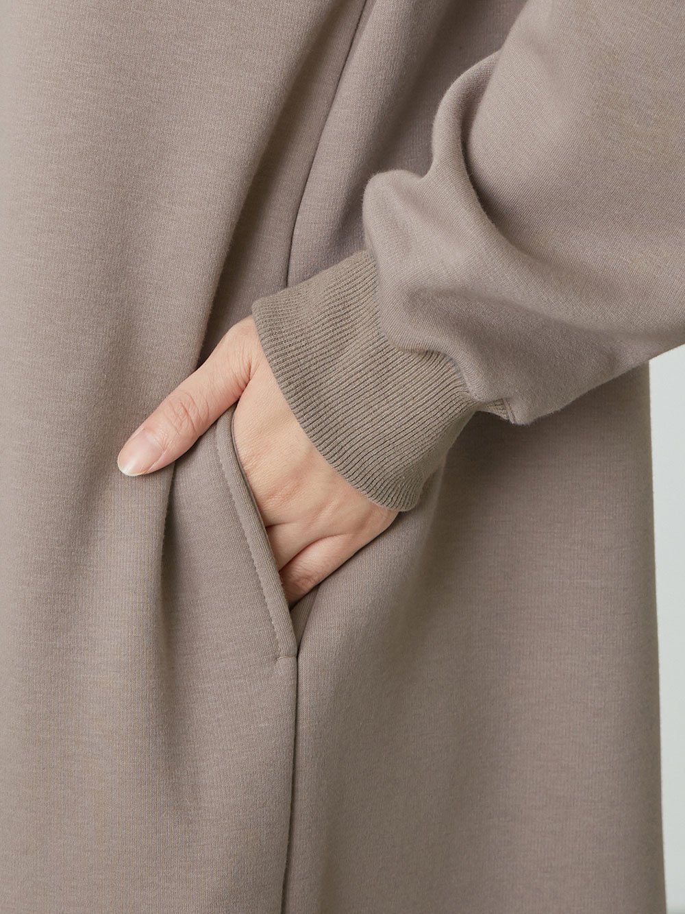 マタニティ ワンピース|【極暖】裏シャギーあったかワイドマキシワンピース　マタニティ・授乳服【出産後も長く使える】