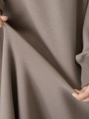 マタニティ ワンピース|【極暖】裏シャギーあったかワイドマキシワンピース　マタニティ・授乳服【出産後も長く使える】