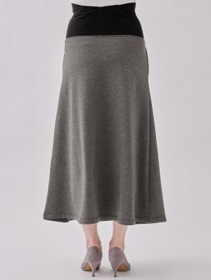 マタニティ スカート|【極暖】裏シャギーあったかフレアマキシスカート　マタニティ・授乳服【出産後も長く使える】