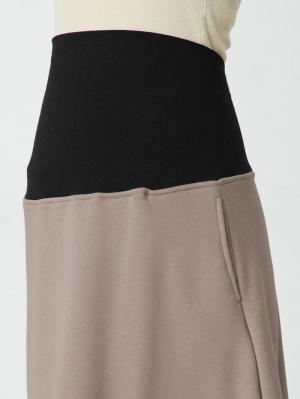 マタニティ スカート|【極暖】裏シャギーあったかフレアマキシスカート　マタニティ・授乳服【出産後も長く使える】